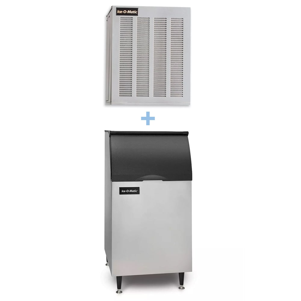 Ice-O-Matic GEM0450A/B42PS 464 lb Nugget Ice Maker w/ Bin - 351 lb Storage, Air Cooled, 115v