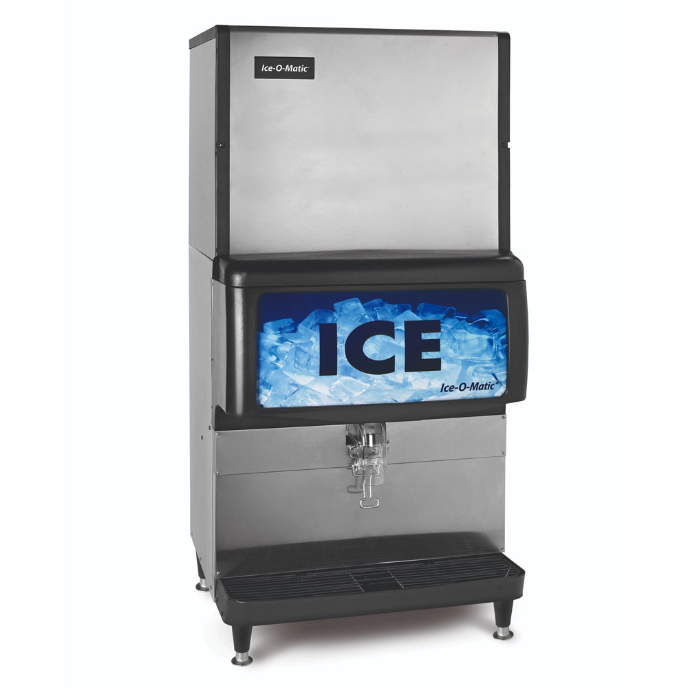 Ice-O-Matic IOD250 Countertop Cube or Nugget Ice Dispenser - 250 lb Storage, Cup Fill, 115v