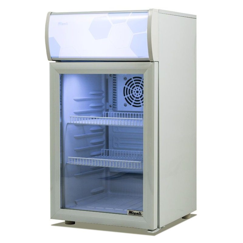 2 Cubic Feet Glass Door Merchandiser Refrigerator C-02RM