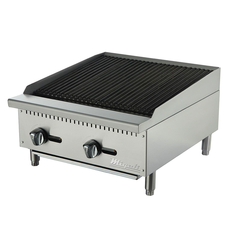 24 Inch Wide Char-Rock Broiler C-CR24