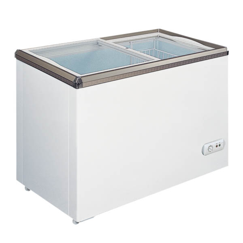 29 Inch Ice Cream Display Chest Freezer with Flat Glass Top FR-CN-0150