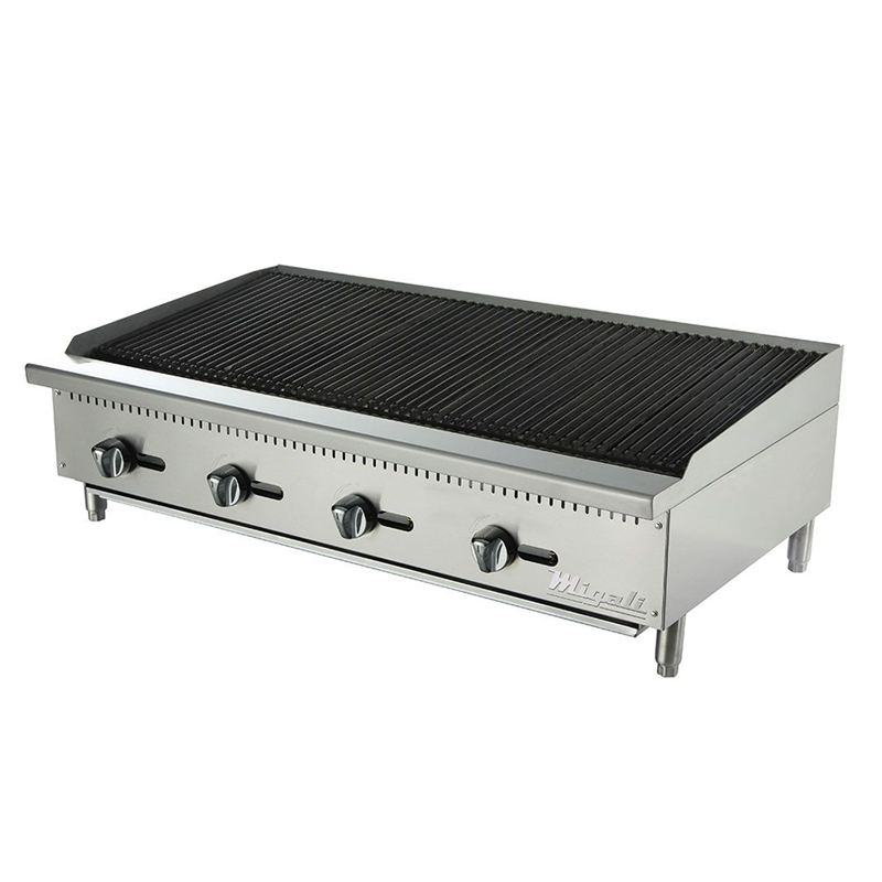 48 Inch Wide Char-Rock Broiler C-CR48