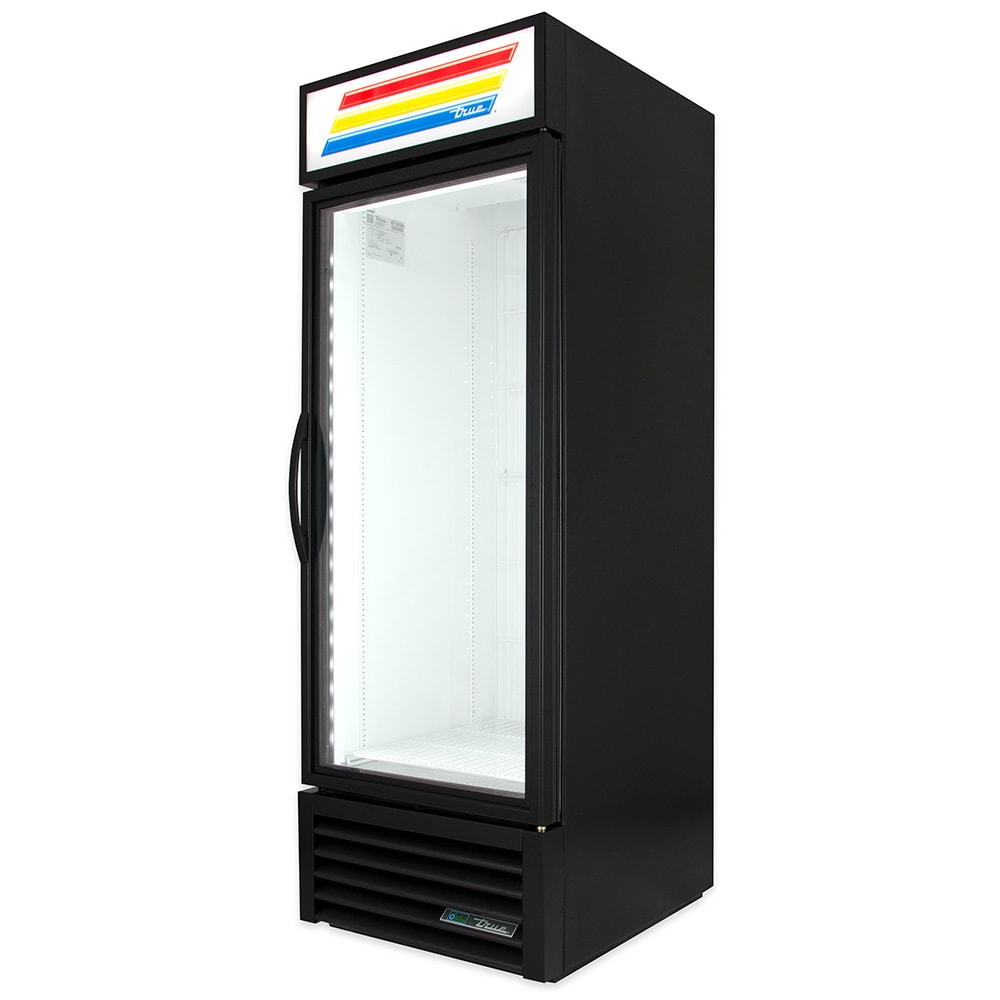 True GDM-23F-HC~TSL01 27" One Section Display Freezer w/ Swing Door - Bottom Mount Compressor, Black, 115v