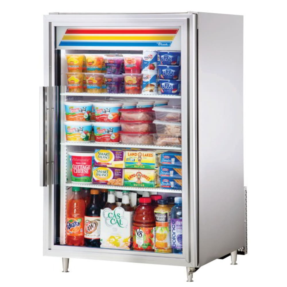 True GDM-07-S-HC~TSL01 24" Countertop Refrigerator w/ Front Access - Swing Door, Stainless, 115v