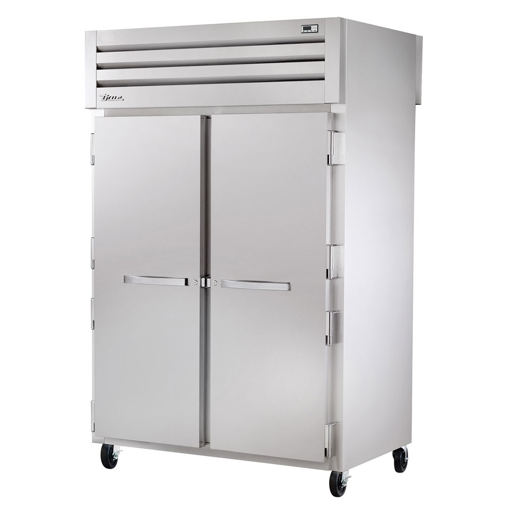True STA2F-2S-HC 52" Two Section Reach In Freezer, (2) Solid Door, 115v
