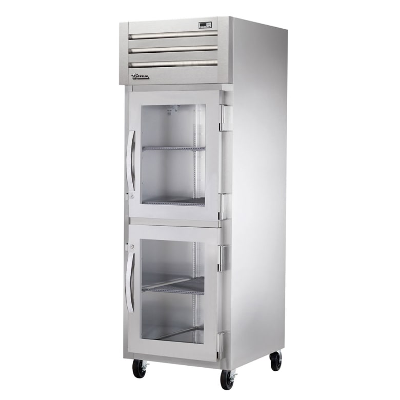 True STG1F-2HG-HC 28" One Section Reach In Freezer, (2) Glass Doors, 115v