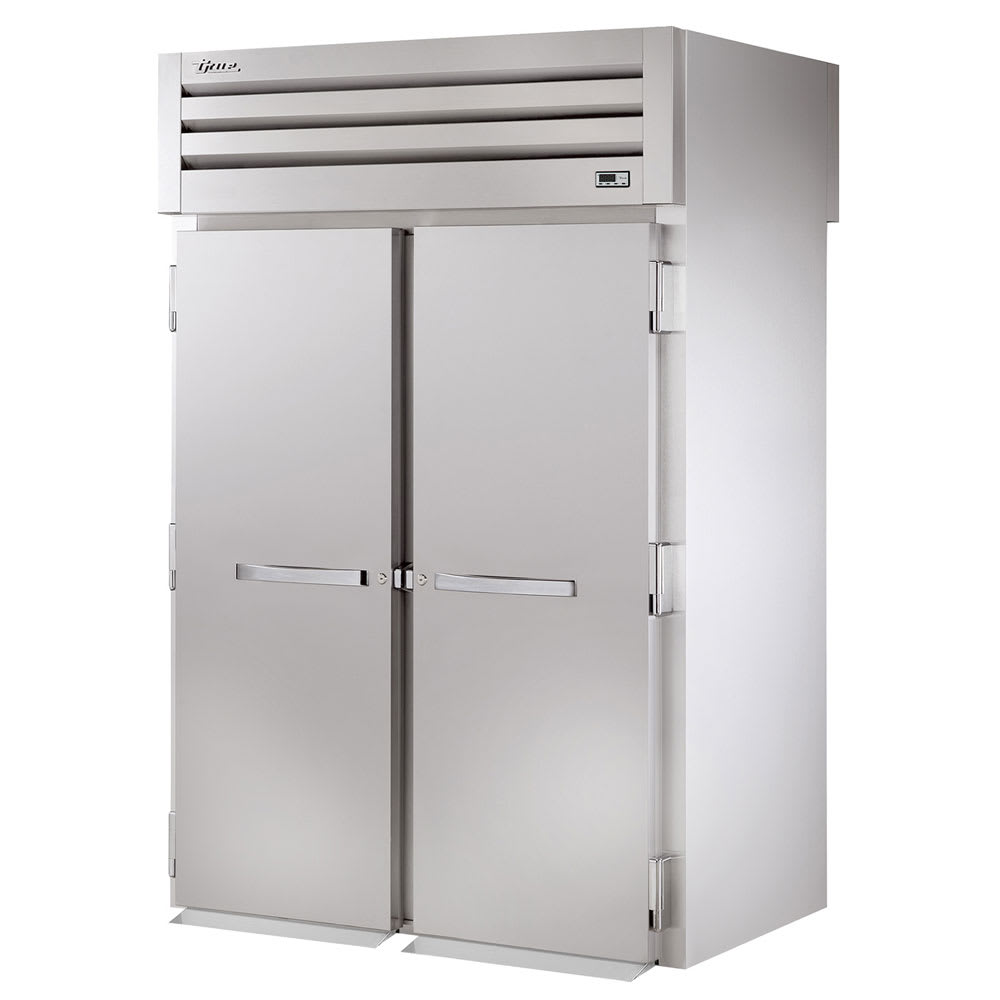 True STR2RRI89-2S, Commercial 68" Two Section Roll In Refrigerator, (2) Left/Right Hinge Solid Doors, 115v