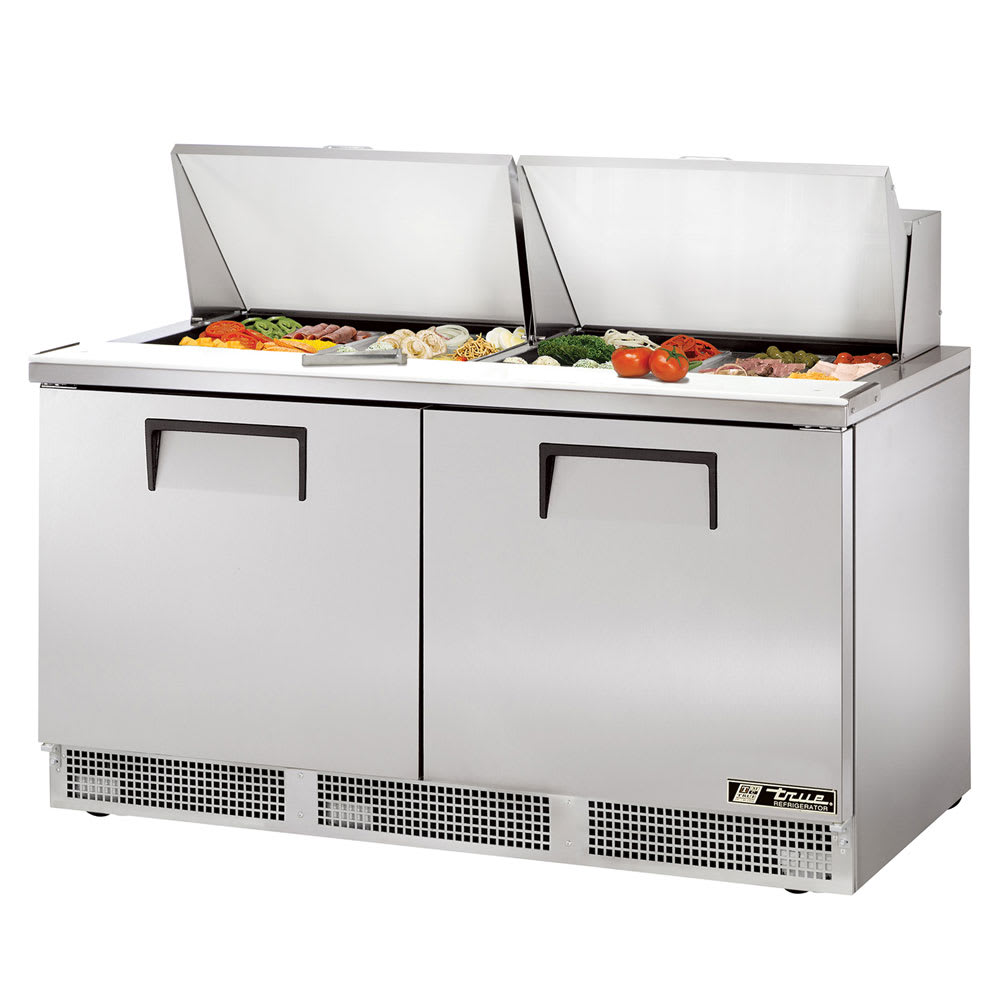 True TFP-64-24M, Commercial 64" Sandwich/Salad Prep Table w/ Refrigerated Base, 115v