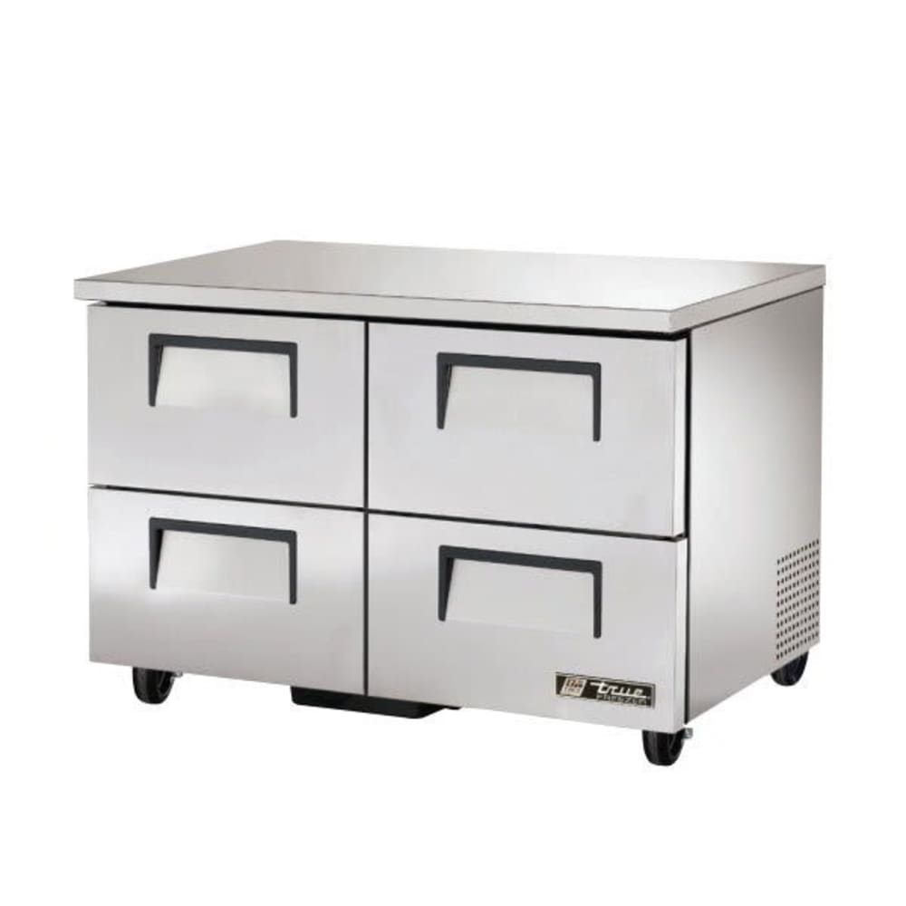 True TUC-48F-D-4-HC 48 1/2" W Undercounter Freezer w/ (4) Sections & (4) Drawers, 115v