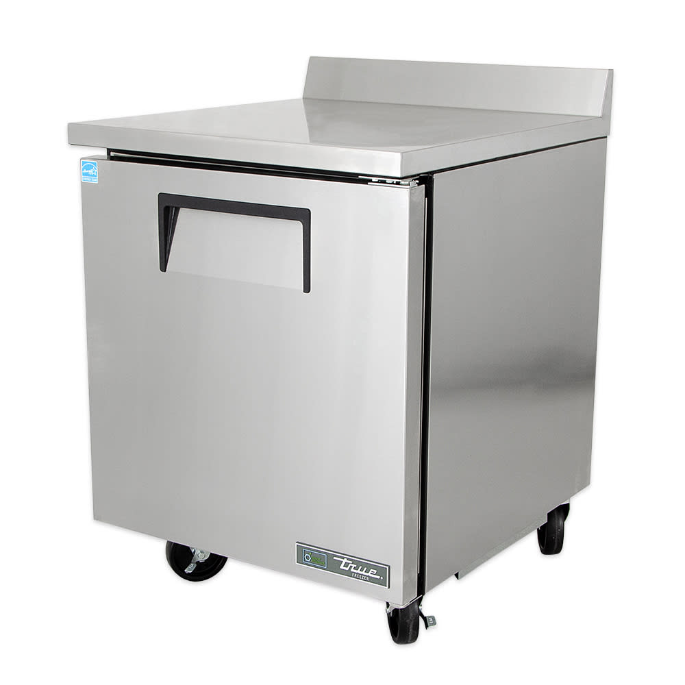 True TWT-27F-HC 28" W Work Top Freezer w/ (1) Section & (1) Right Hinge Door, 115v