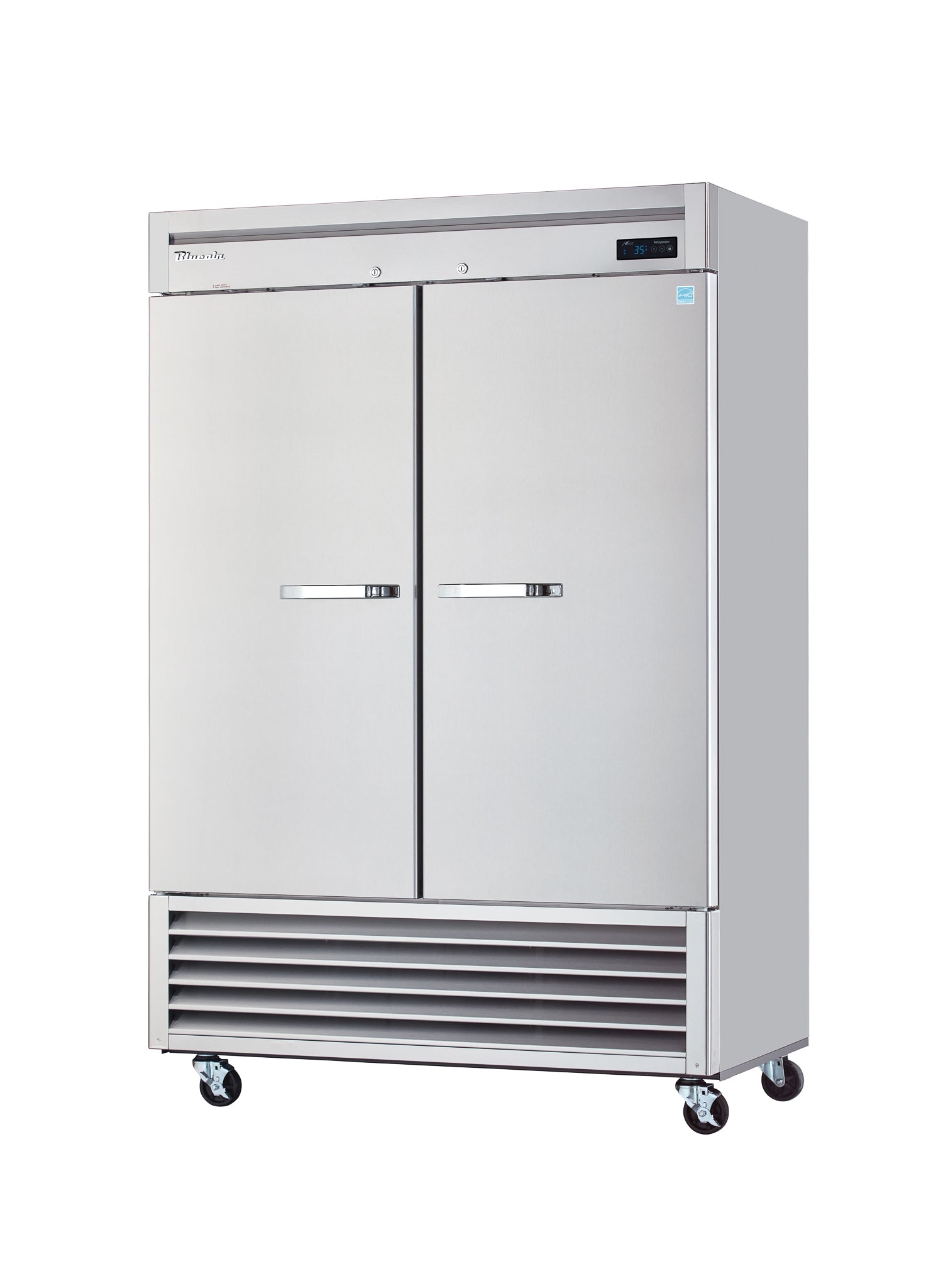 Blue Air - BSR49-HC, 2 Solid Doors Stainless Refrigerator, Bottom-Mount Compressor,  R-290 Refrigerant