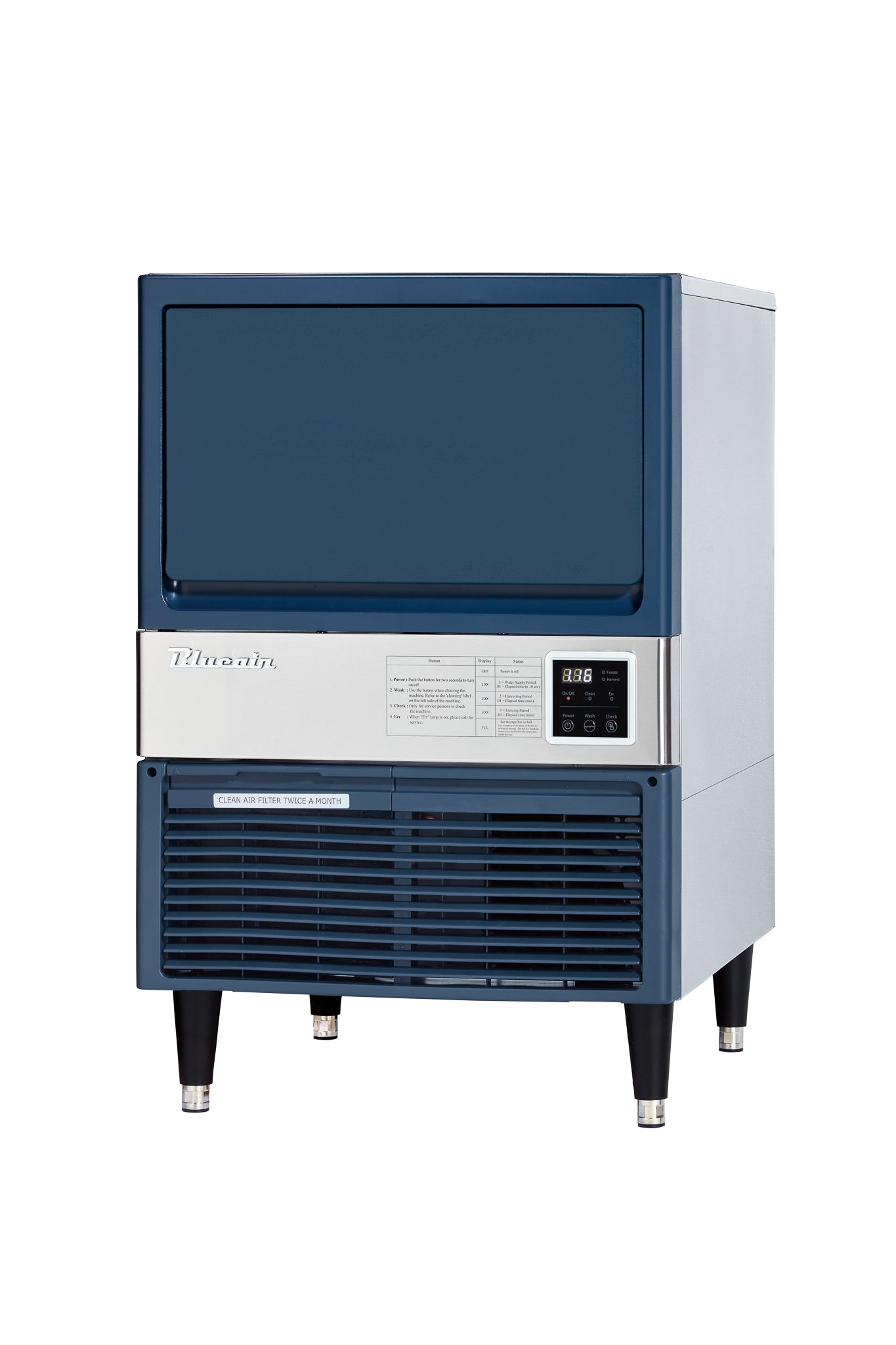 Blue Air - BLUI-150A, 150 Lbs Production, 66 lbs Storage, 25" W x 27 3/4"D x 38 5/8"H, 115v/60/1