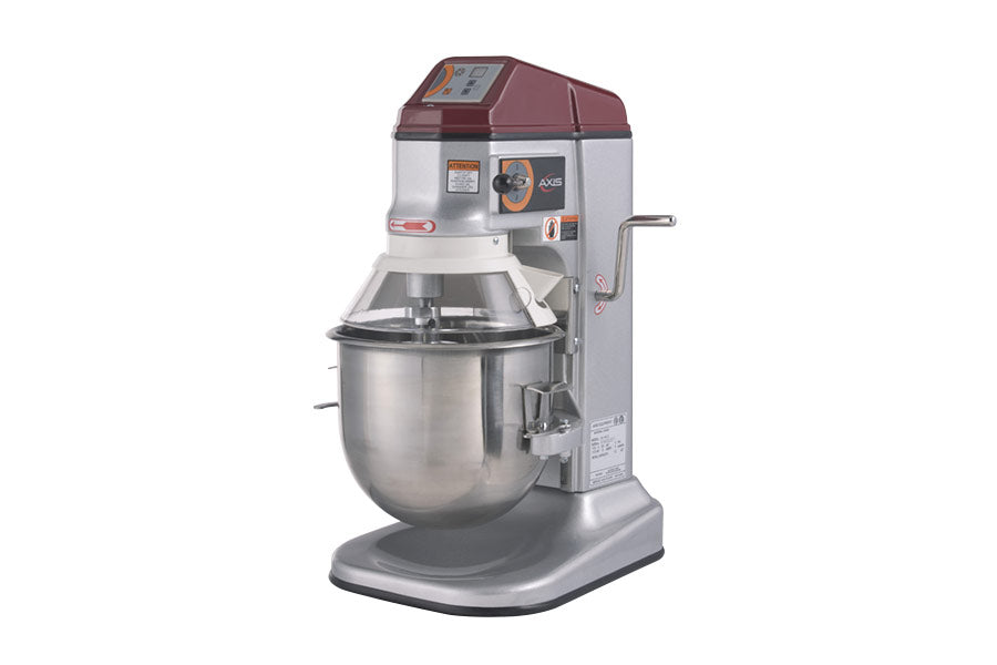 Axis - AX-M12, Commercial 12 Quart Mixer, 5 Speed, With 3 Attachments