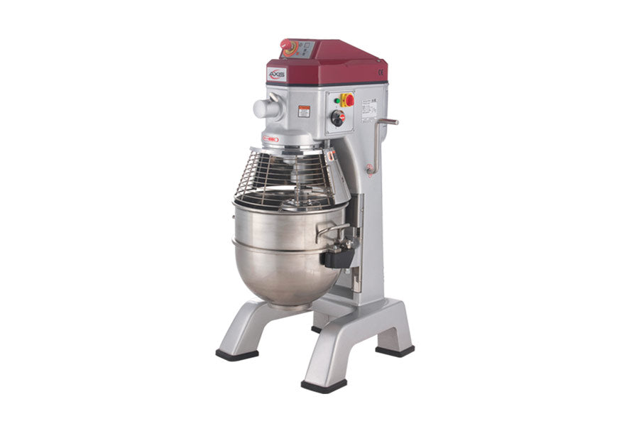 Axis - AX-M40, Commercial 40 Quart Mixer, 3 Speed With 3 Attachments
