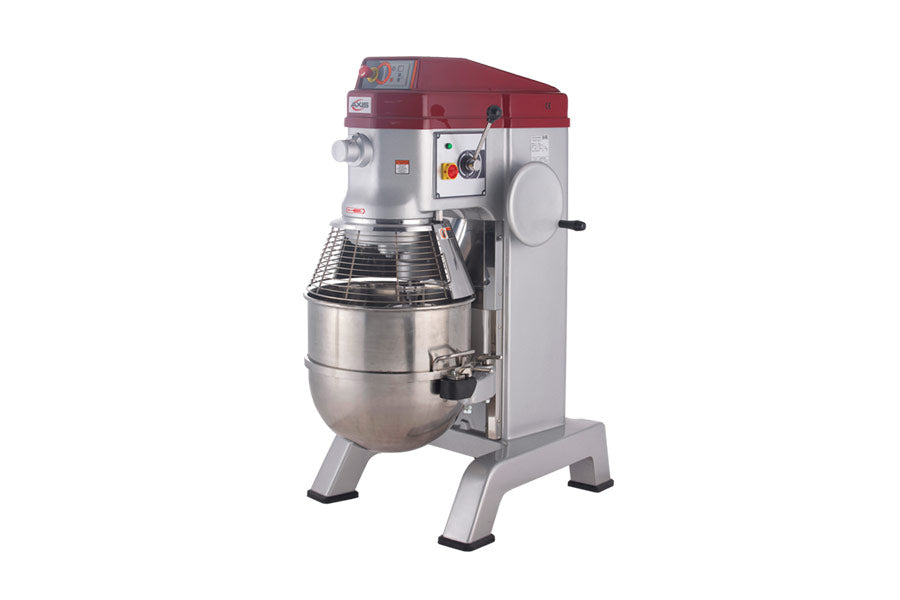 Axis - AX-M60P, Commercial 60 Quart Pizza Mixer, 2 Speed  With 3 Attachments