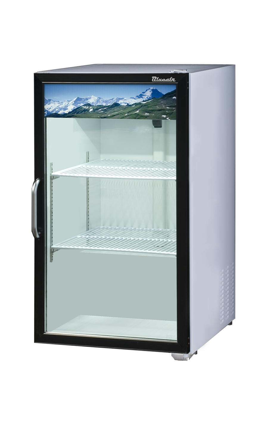 Blue Air - BAGR7W-HC, 7 CuFt. Counter Top Glass Door Refrigerator (Swing) White Side, R-290 Refrigerant