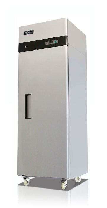 Migali - C-1F-HC, Commercial 28" 1 Solid Door Reach-In Freezer 23 cu. ft.