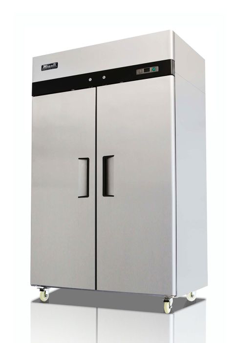 Migali - C-2F-HC, Commercial 52" 2 Solid Door Reach-In Freezer 49 cu. ft.