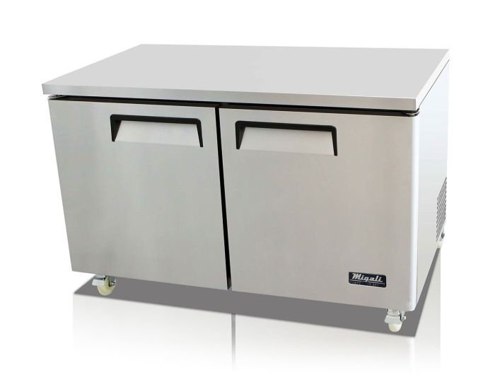 Migali - C-U60F-HC, Commercial 60″ Undercounter Work Top Freezer 18.2 cu. ft.