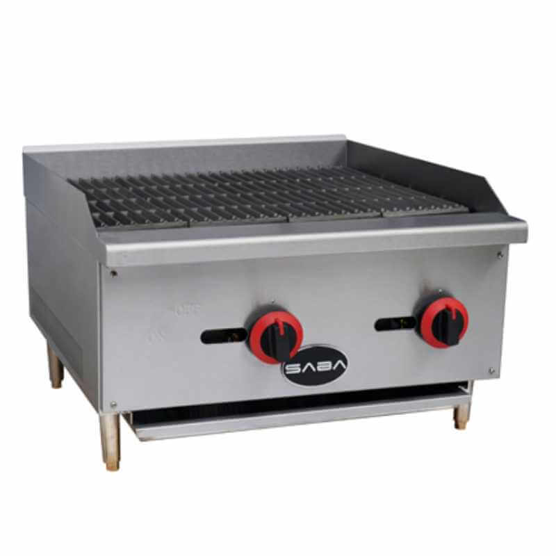Gas Cooktop Radiant Charbroiler with 2 Burners CB-24