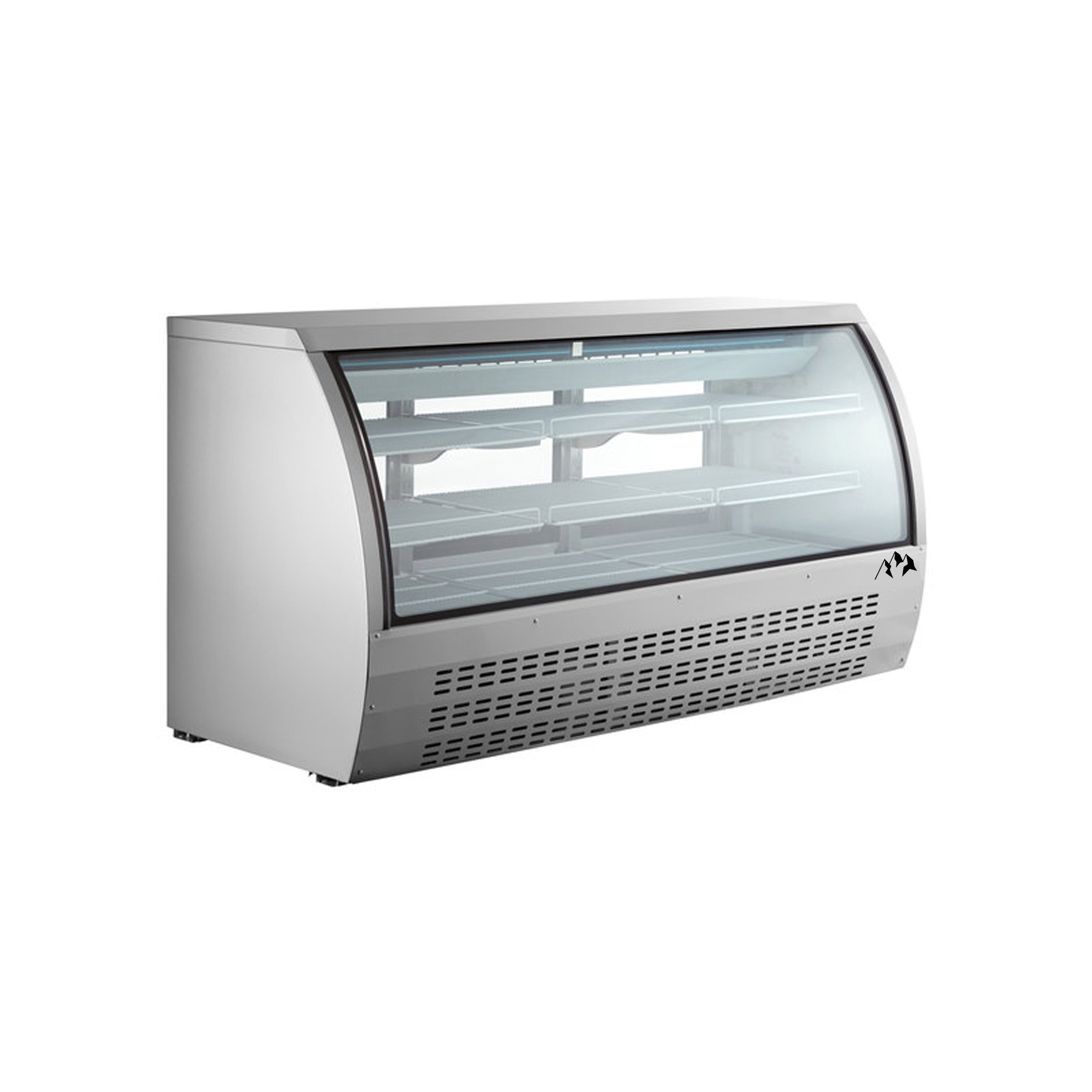 Chef AAA - DC200-HC, Commercial 82" Deli Case Refrigerator Stainless Steel Meat Display 32cu.ft.