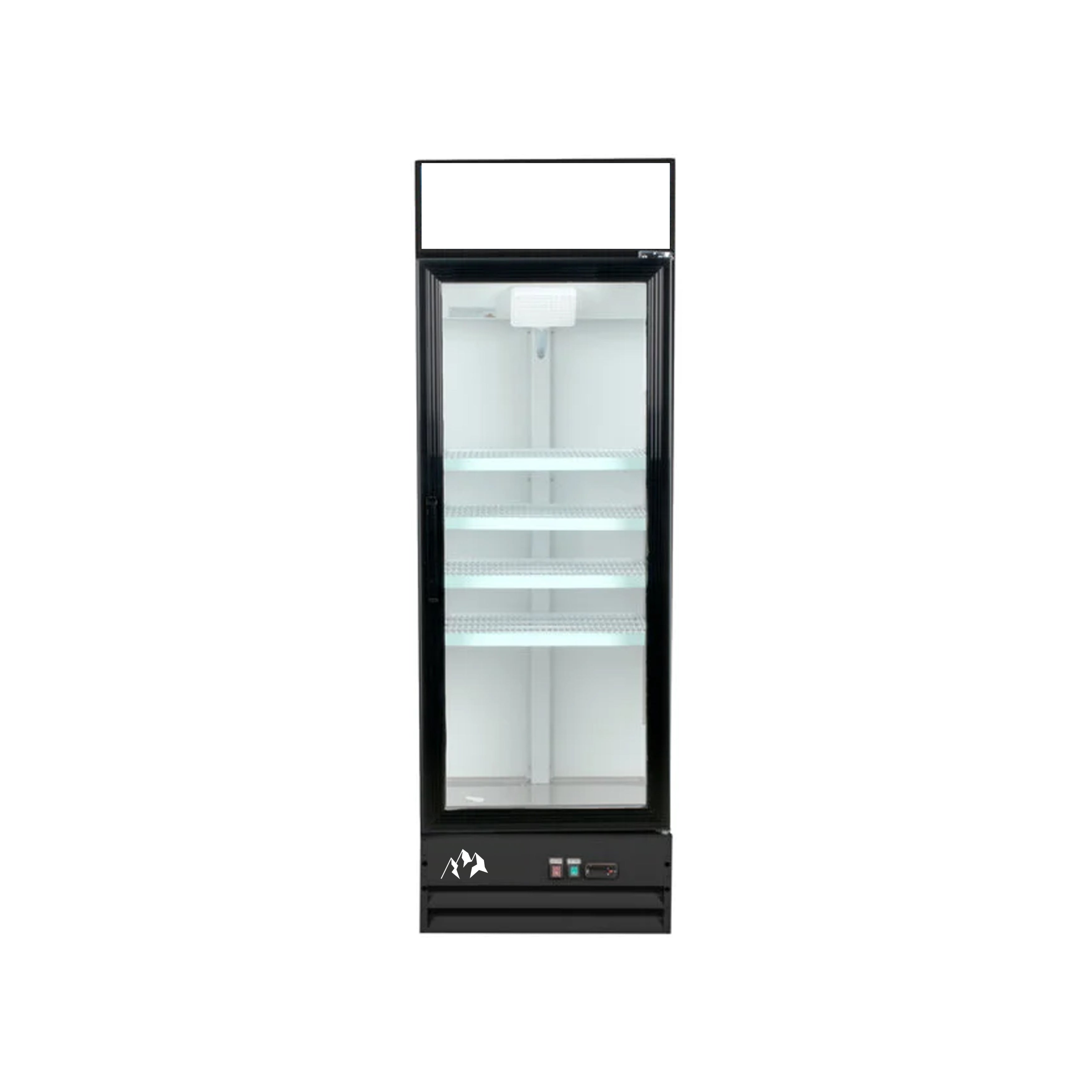 Chef AAA - G368BMF-HC, Commercial 26" 1 Glass Door Merchandiser Refrigerator 13 cu.ft.