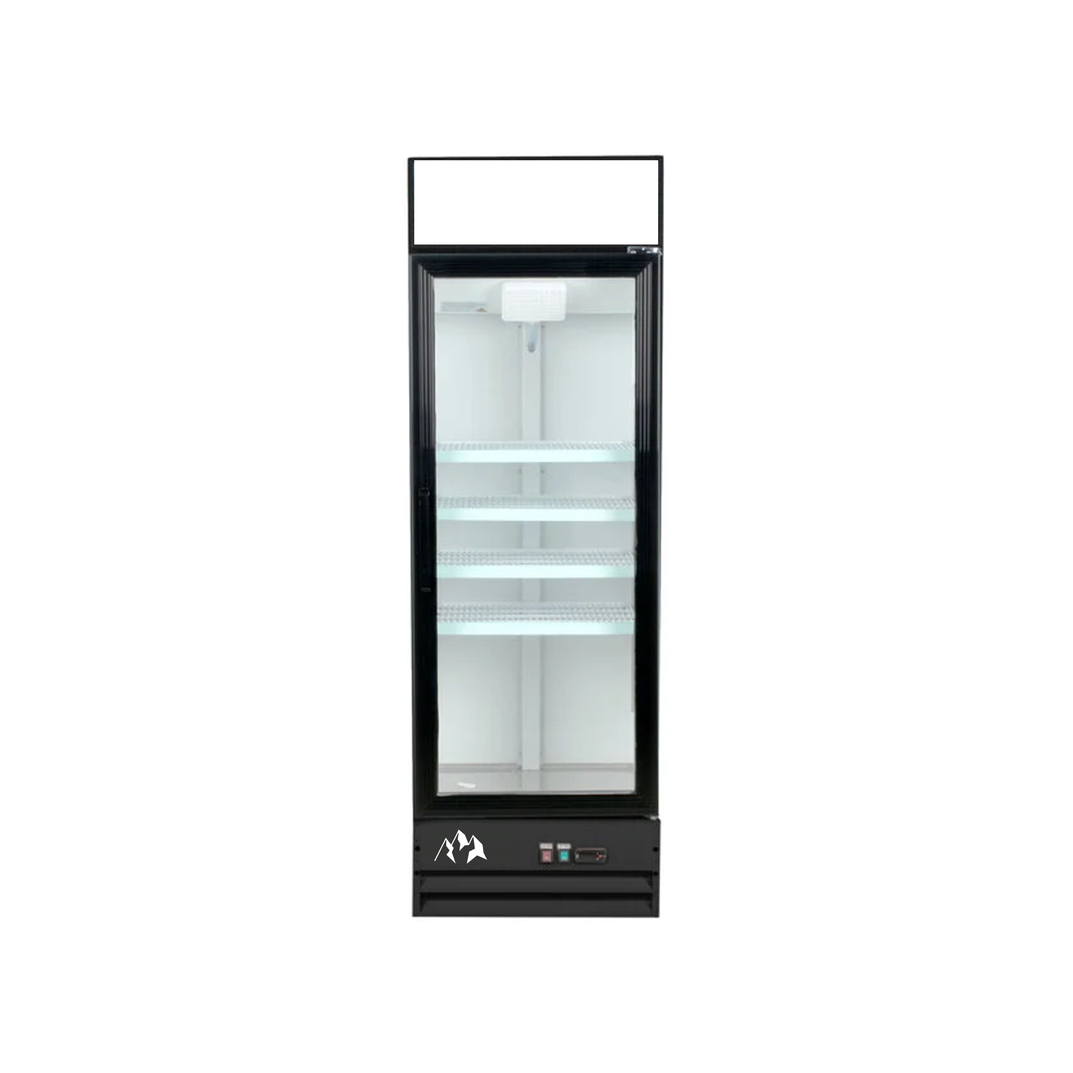 Chef AAA - G398BMF-HC, Commercial 26" 1 Glass Door Merchandiser Refrigerator 14 cu.ft.