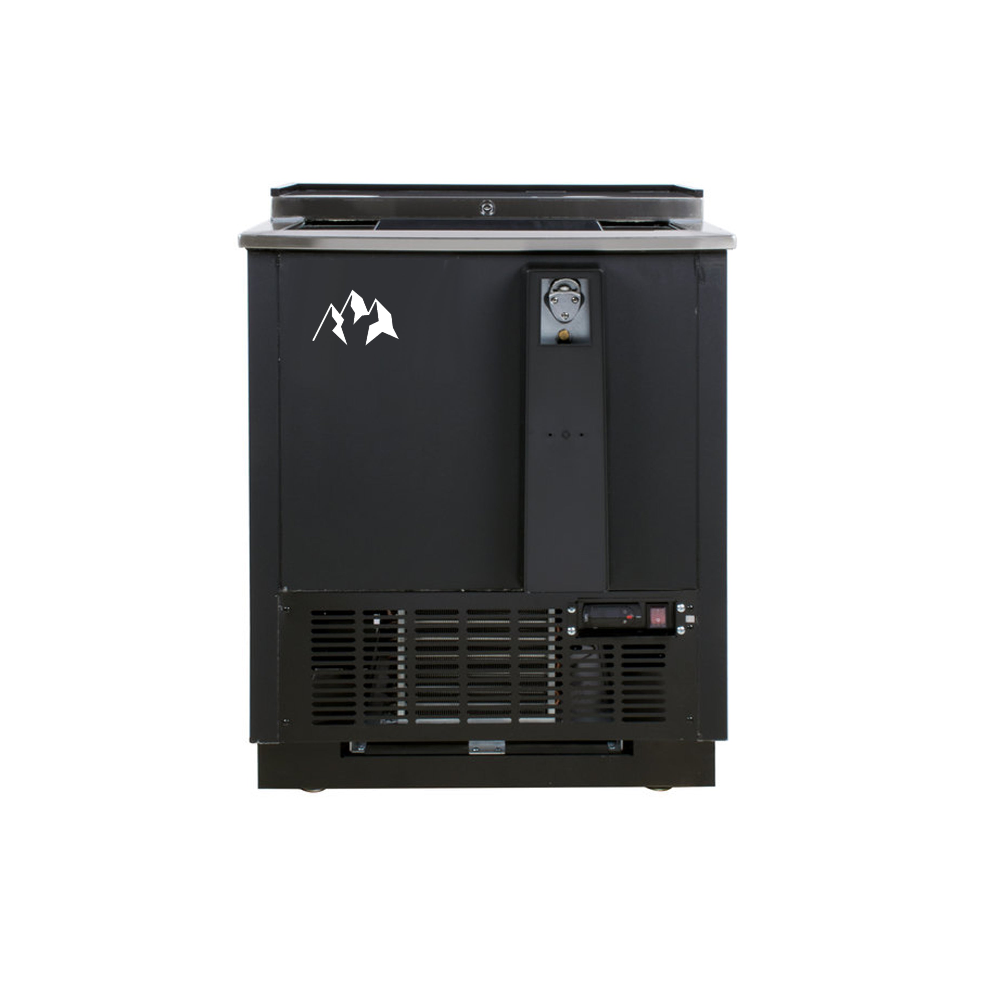 Chef AAA - HBB-25-HC, Commercial 25" Horizontal Bottle Cooler 4.5cu.ft.