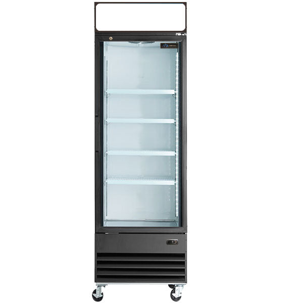 Chef AAA - LGS-260W, Commercial Merchandiser Single Glass Door Upright Display Refrigerator Cooler
