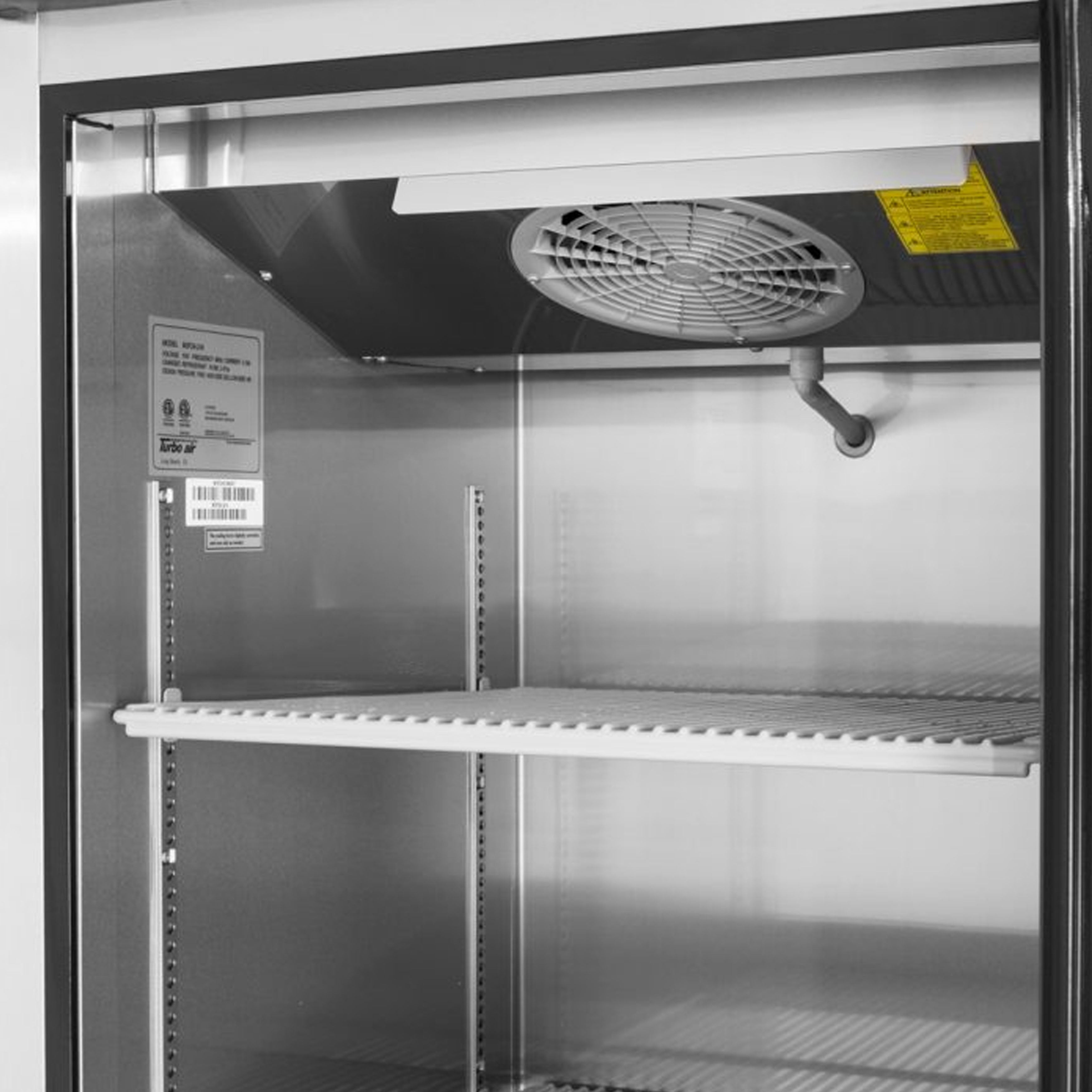 Turbo Air - M3F19-1-N, Commercial 25" Reach-in Freezer M3 Series Stainless Steel 18.7 cu. ft.