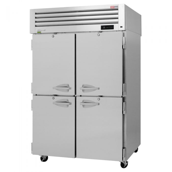 Turbo Air - PRO-50-4R-N, Commercial 51" Reach-in Refrigerator PRO Series  Two-section 47.57cu.ft.