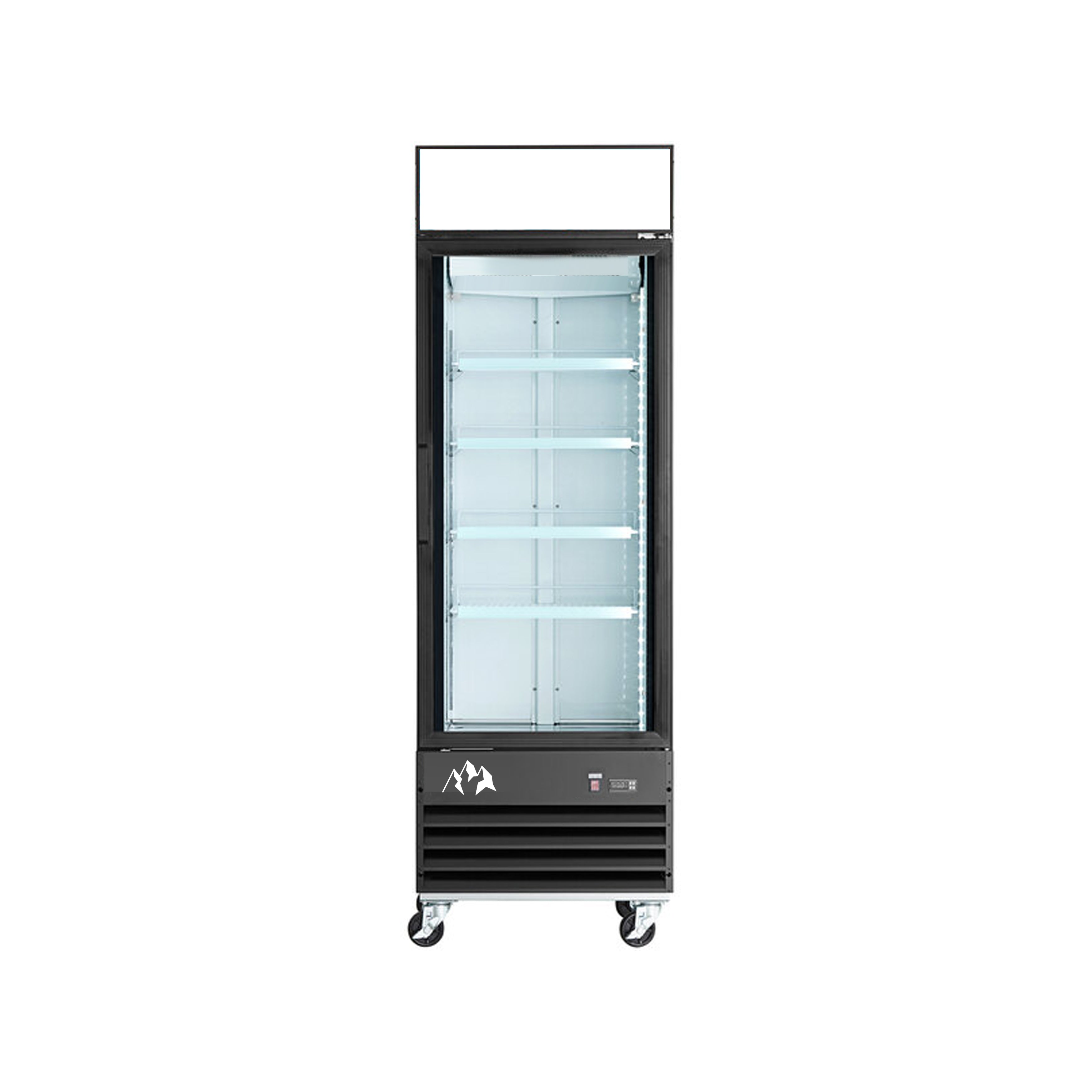 Chef AAA - SC-568FDX, Commercial 27" 1 Glass Door Merchandiser Refrigerator 20 cu. ft.