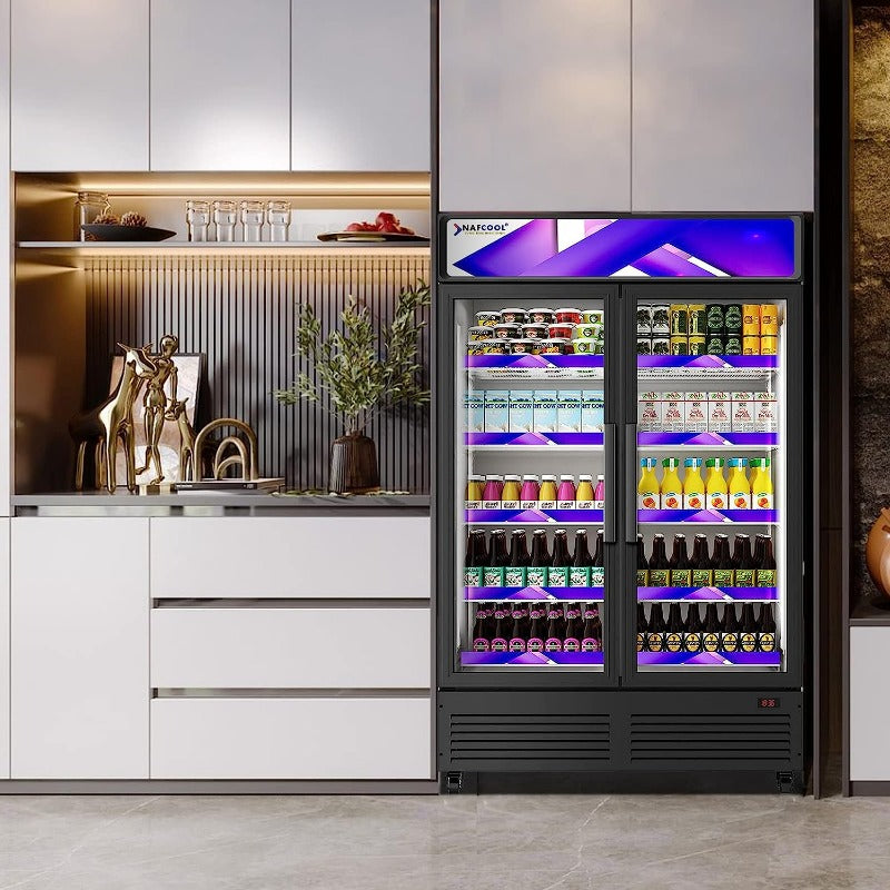 GDR54(H) TWO SECTION Glass Door Merchandiser Refrigerator