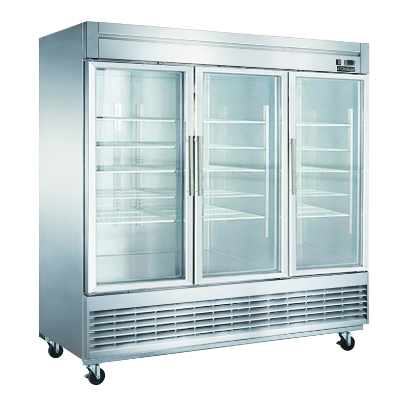 3 Glass Door Bottom Mount Reach-In Refrigerator D83R-GS3