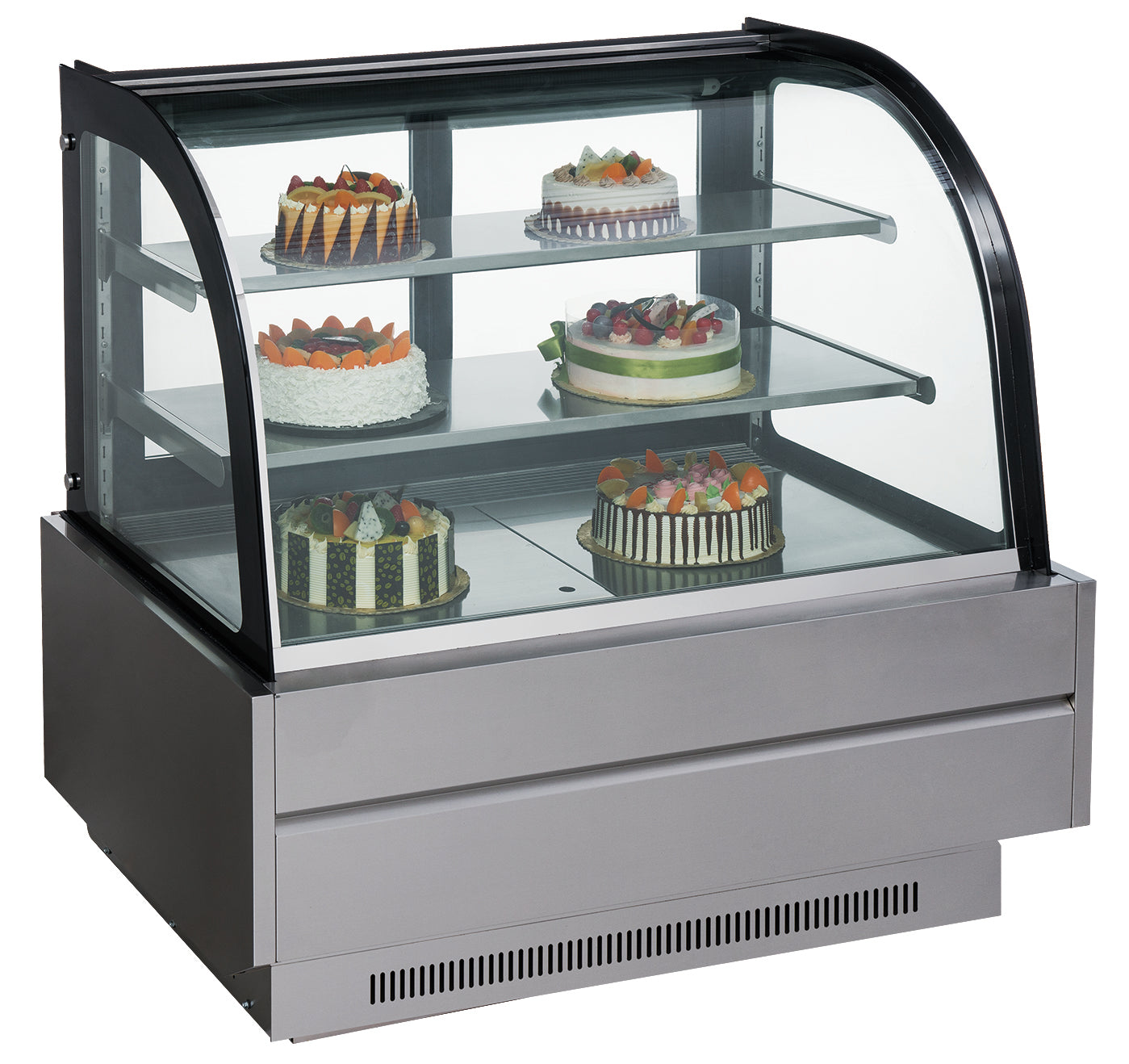 Chef AAA - CV-120, Commercial 48" Display Case Refrigerator Showcase (4 Feet) Pastry Bakery