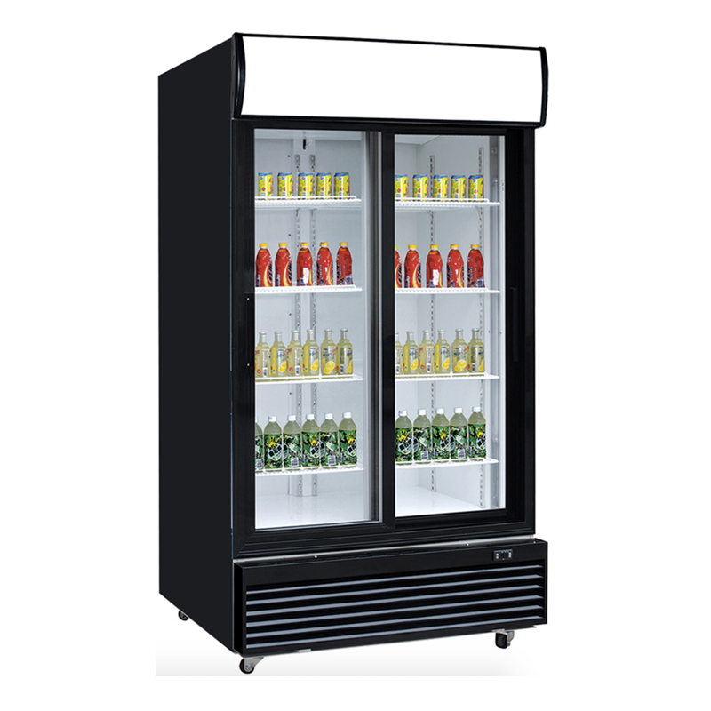 DSM-32SR Commercial Glass Sliding 2-Door Merchandiser Refrigerator