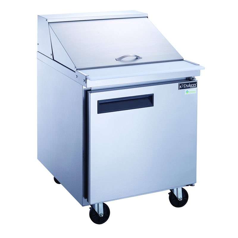 DSP29-12M-S1 1 Door Mega Top Food Prep Table Refrigerator