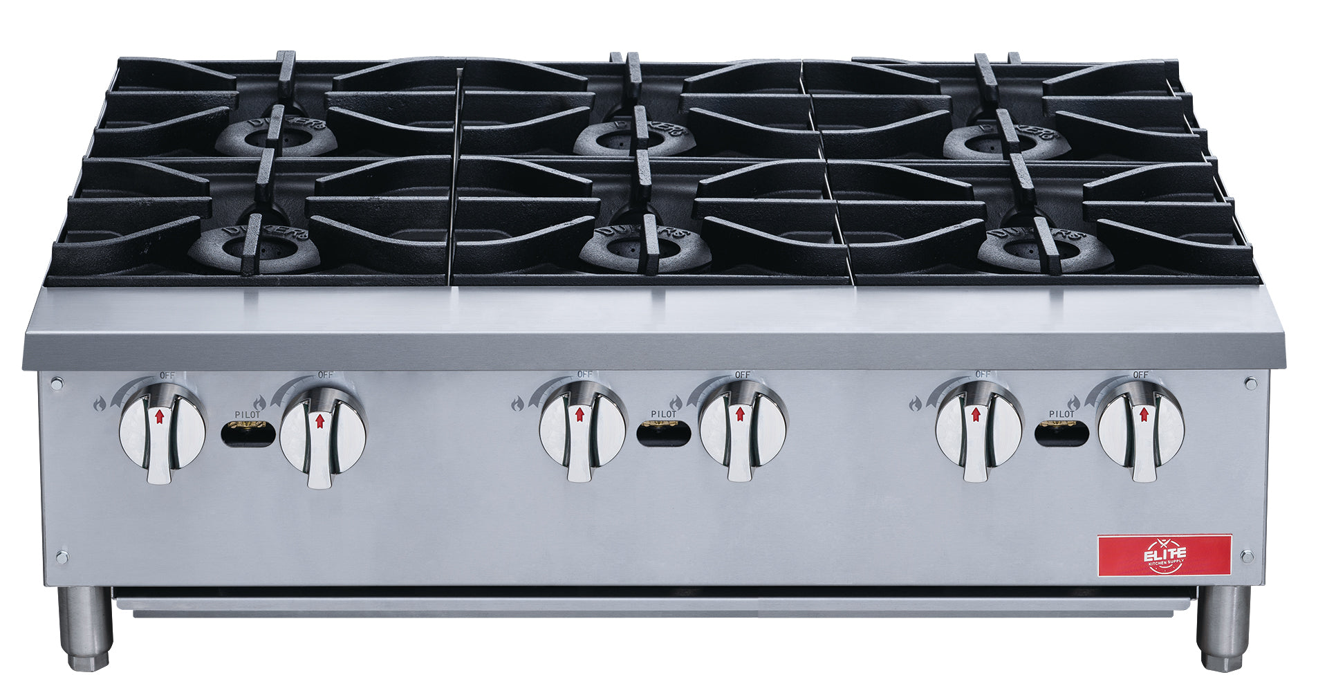 ECHPA36 36 in. 6-Burner Hot Plate