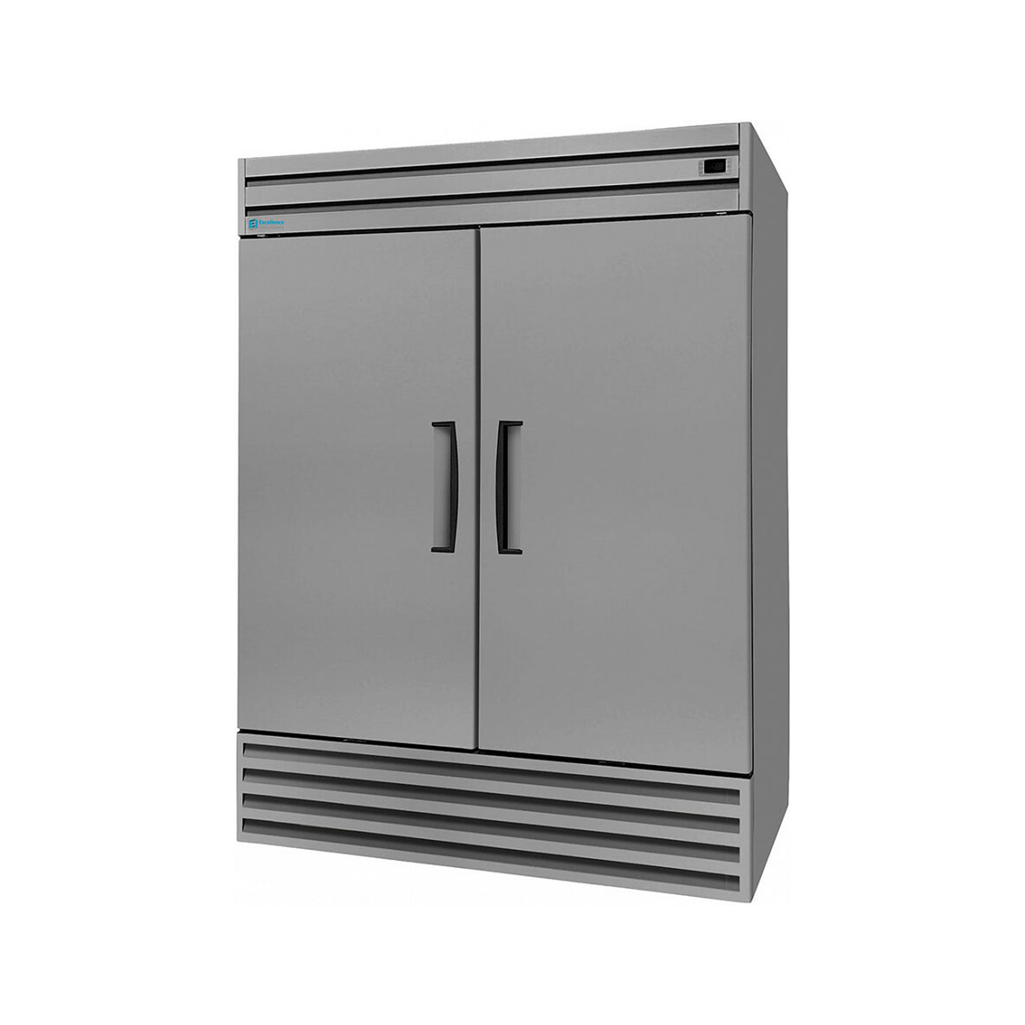 Excellence Industries - CF-43SSHC, 54" Commercial Reach-In 2 Solid Door Refrigerator 43 cu.ft.