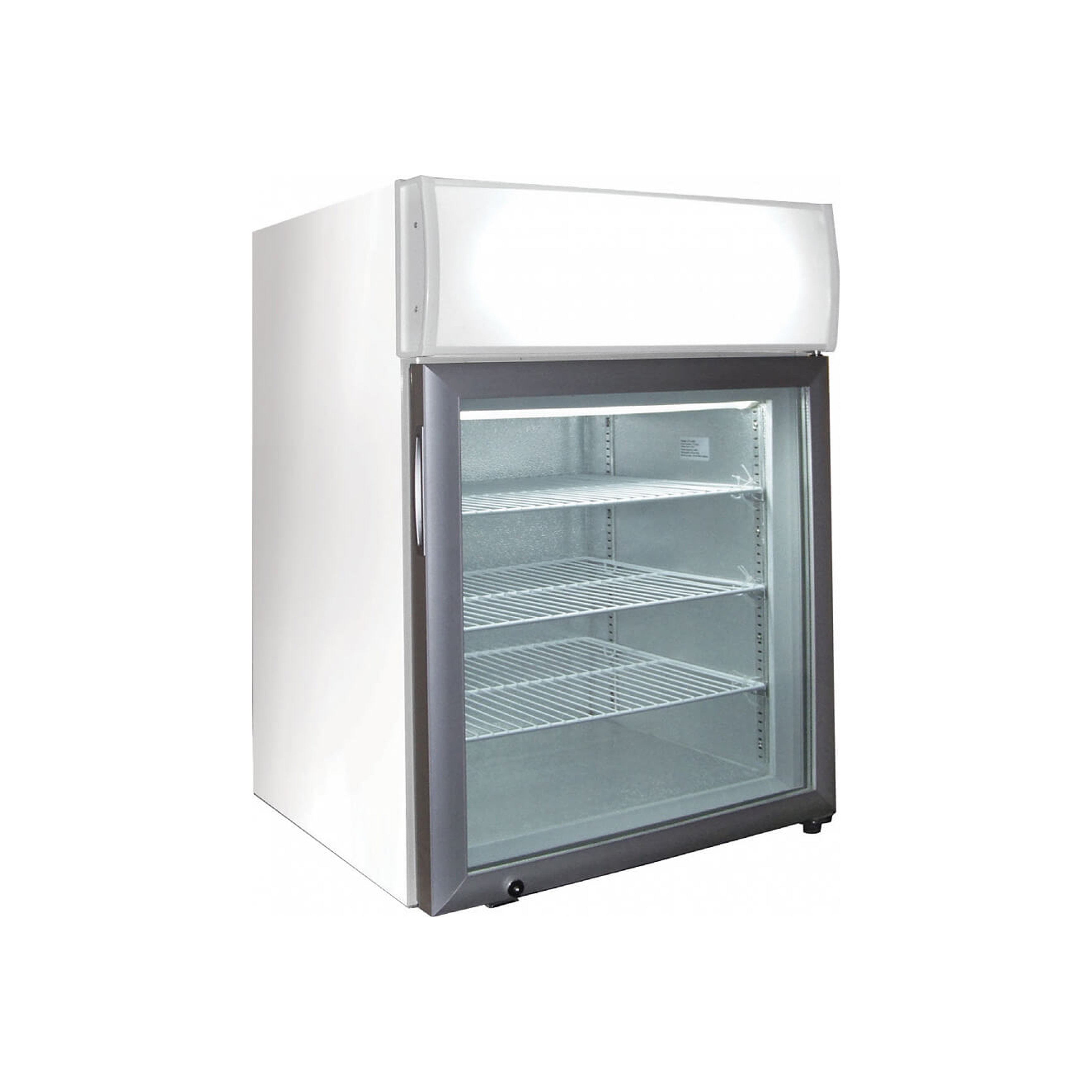 Excellence Industries - CTF-2HCMS, 22.63" Commercial Countertop Merchandiser Freezer 1.9 cu.ft.