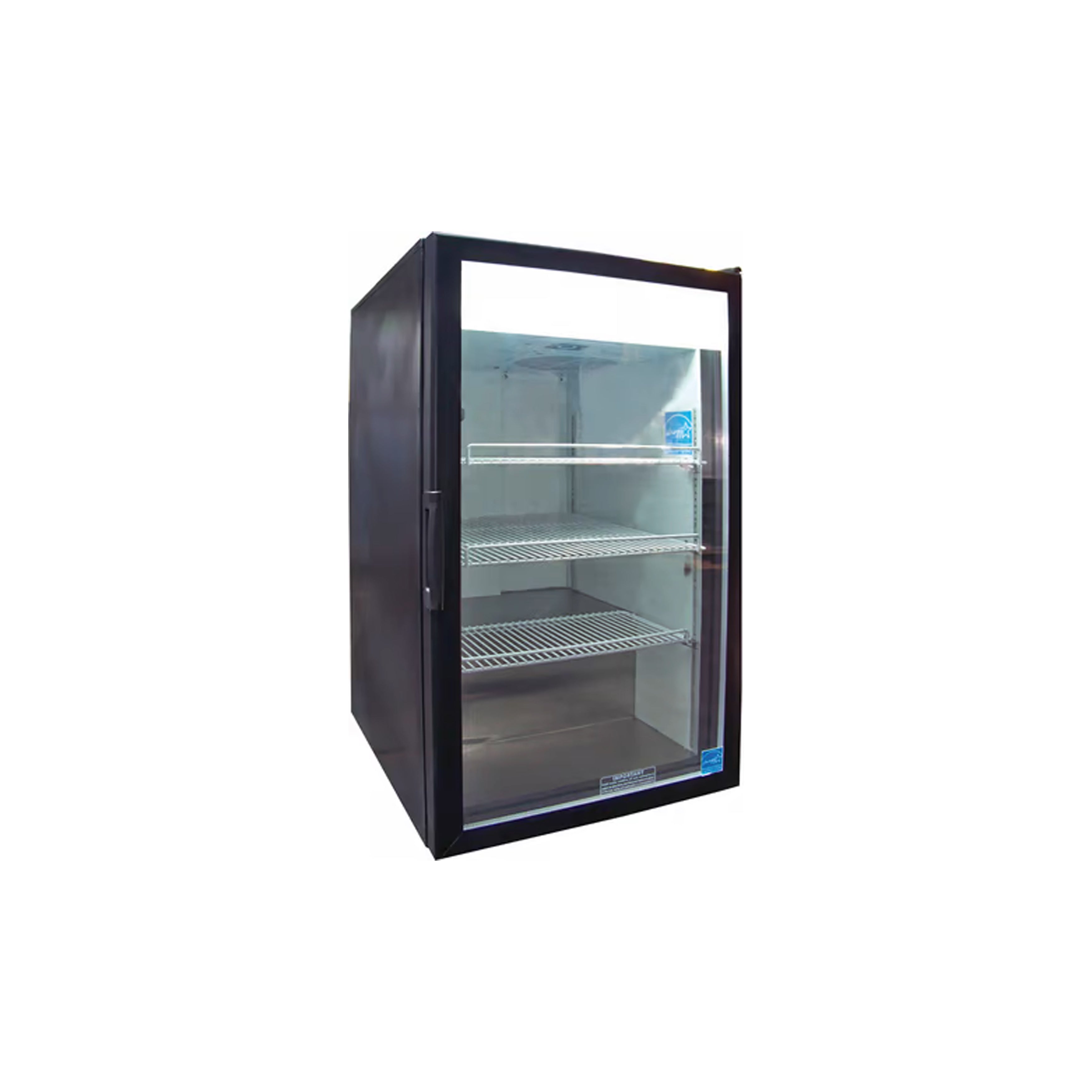 Excellence Industries - CTM-7HC, 21" Commercial 1 Swing Glass Door Countertop Refrigerated Merchandiser 7 cu.ft.