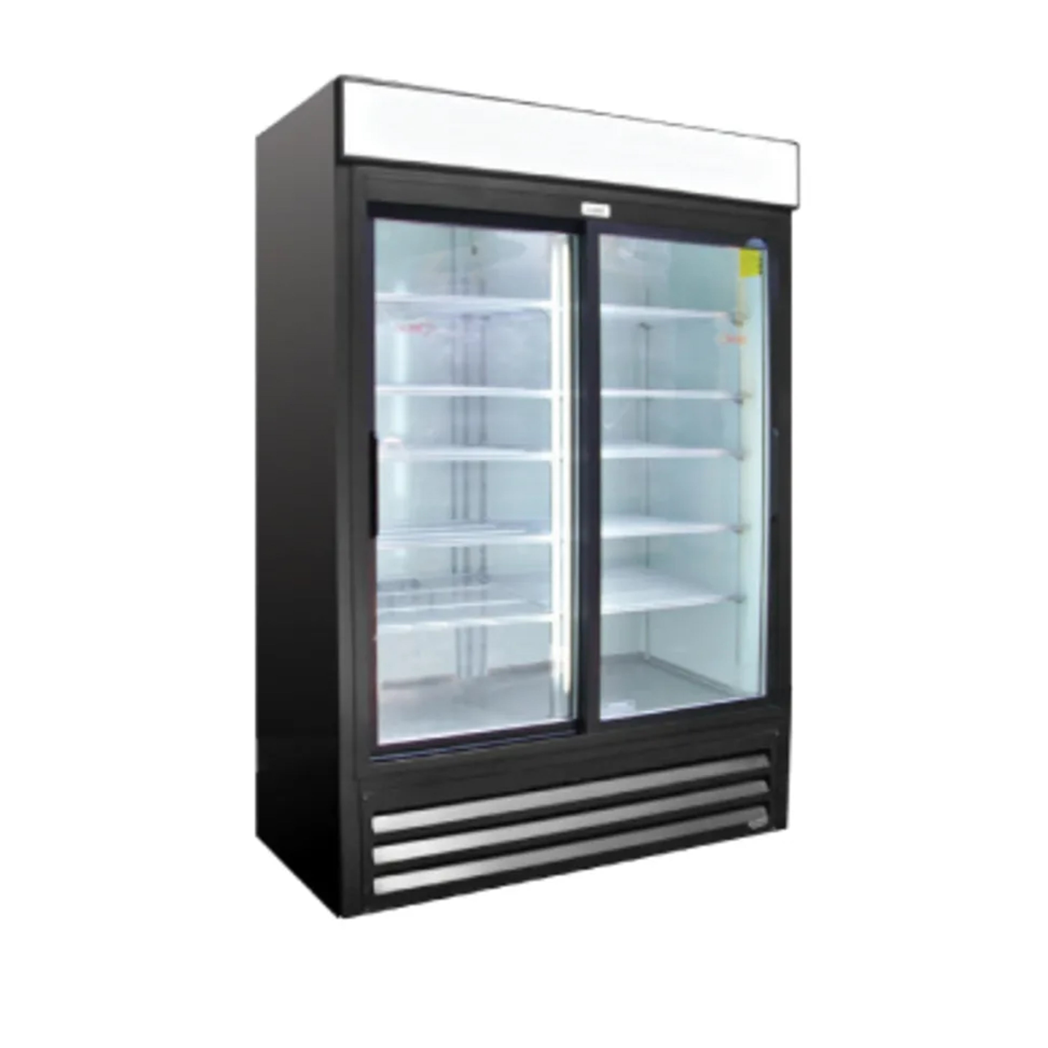Excellence Industries - VR-45-SLD, 51" Commercial 2 Glass Door Merchandiser Refrigerator 45 cu.ft.