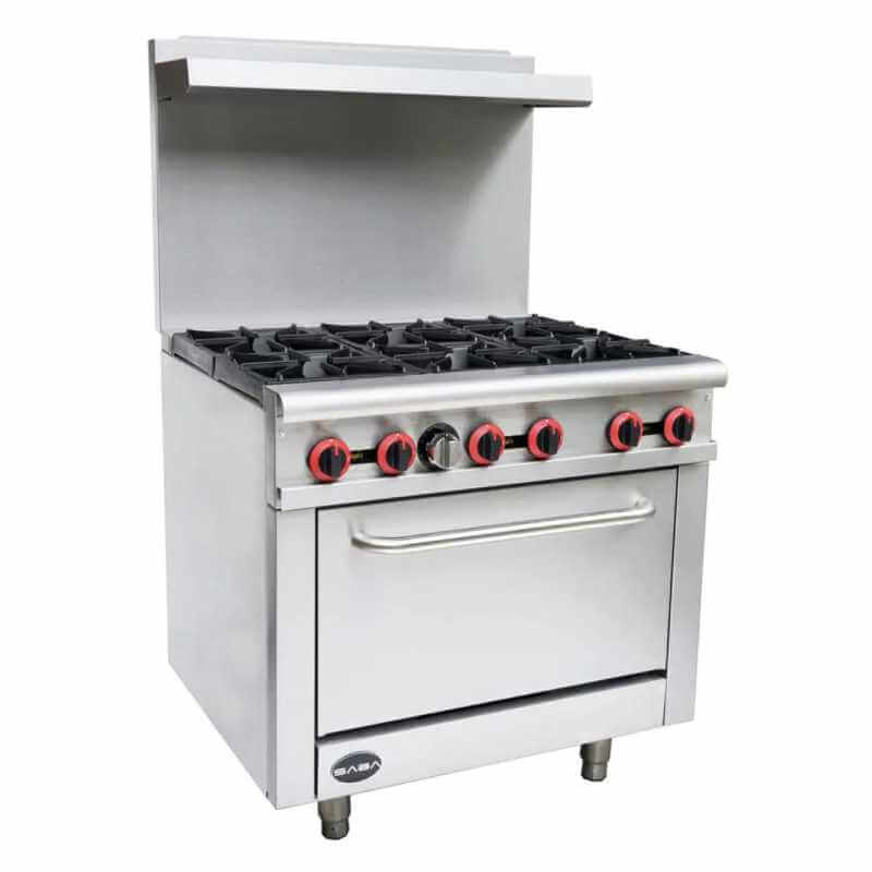 Gas Range Oven with 6 Burners GR-36