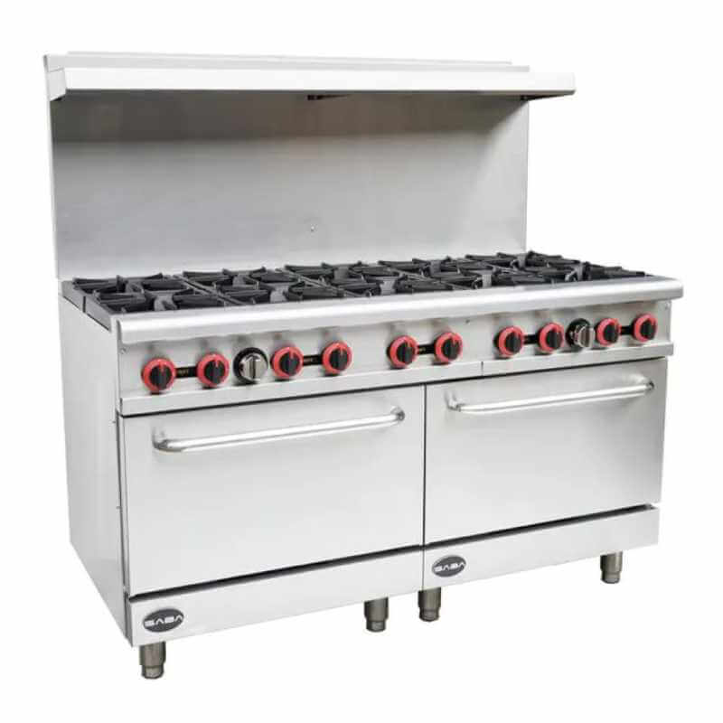 Gas Range Double Oven with 10 Burners GR-60