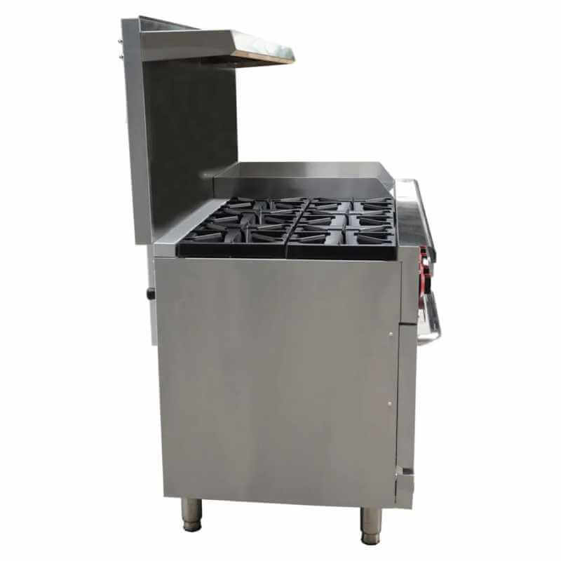 Gas Range Double Oven and Griddle and Broiler with 6 Burners GR60-GS24