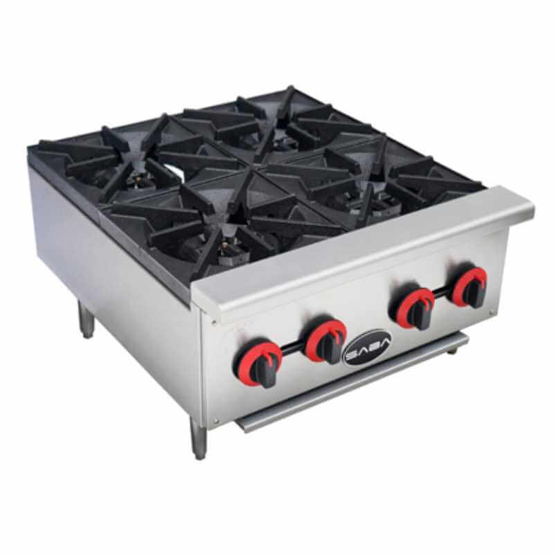 Gas Hotplate Cooktop with 4 Burners HP-4