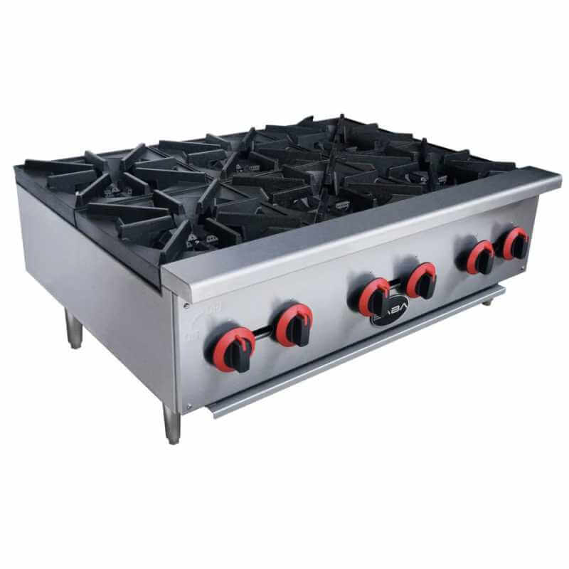 Gas Hotplate Cooktop with 6 Burners HP-6