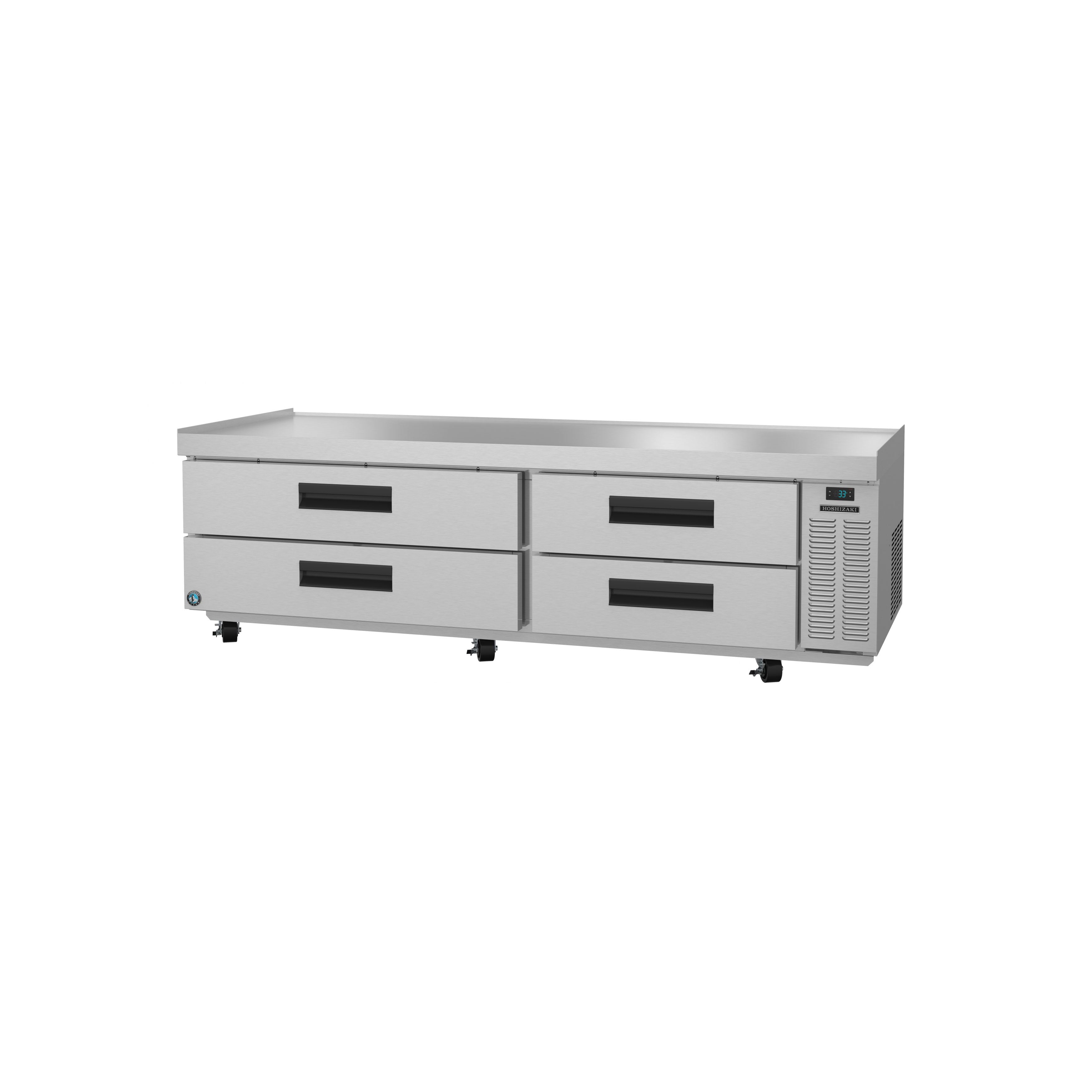 Hoshizaki - CR85A, Commercial 85" 4 Drawer Refrigerated Chef Base 21.1 cu. ft.