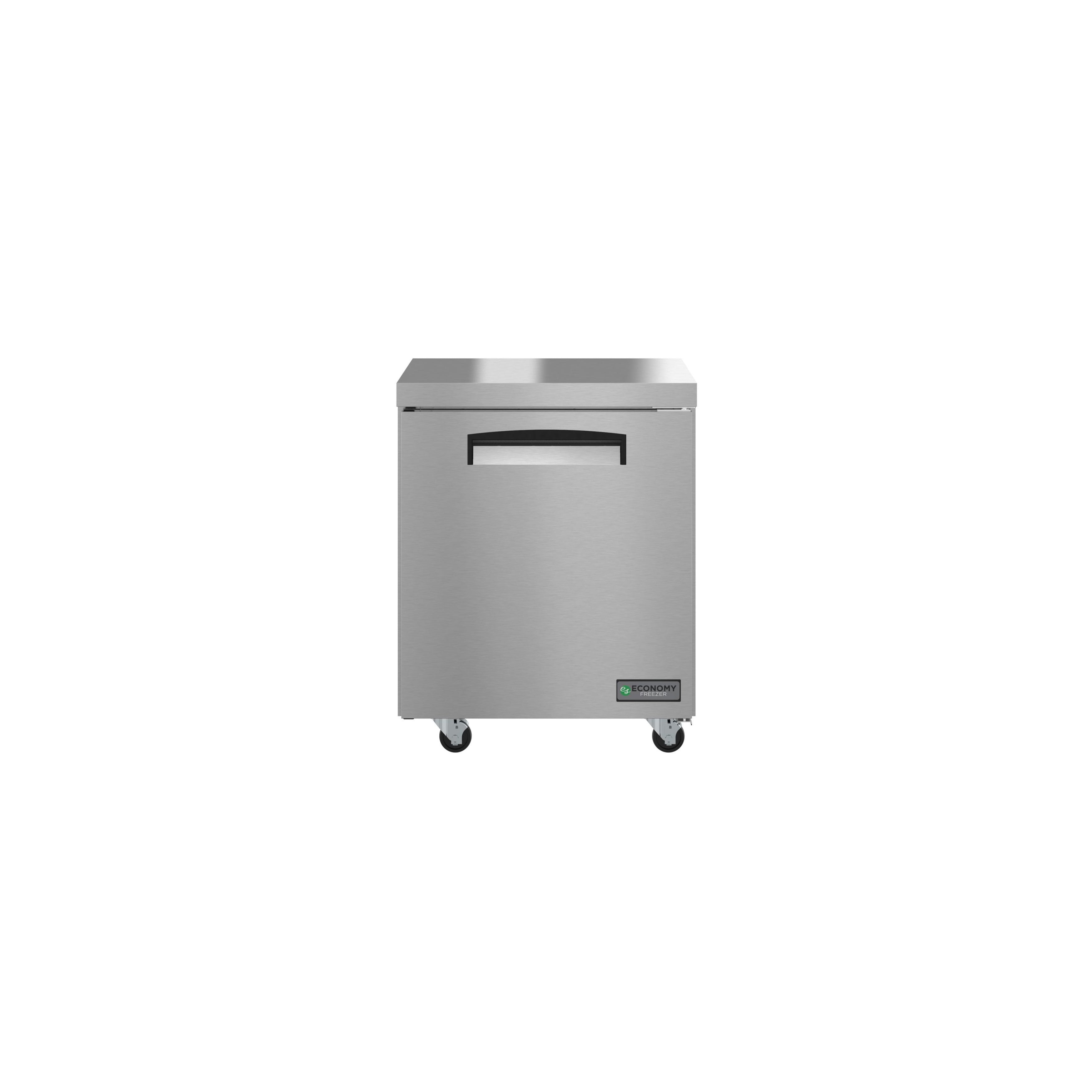 Hoshizaki - EUF27A, Commercial 27" Single Section Undercounter Freezer Stainless Door 6.33cu,ft,
