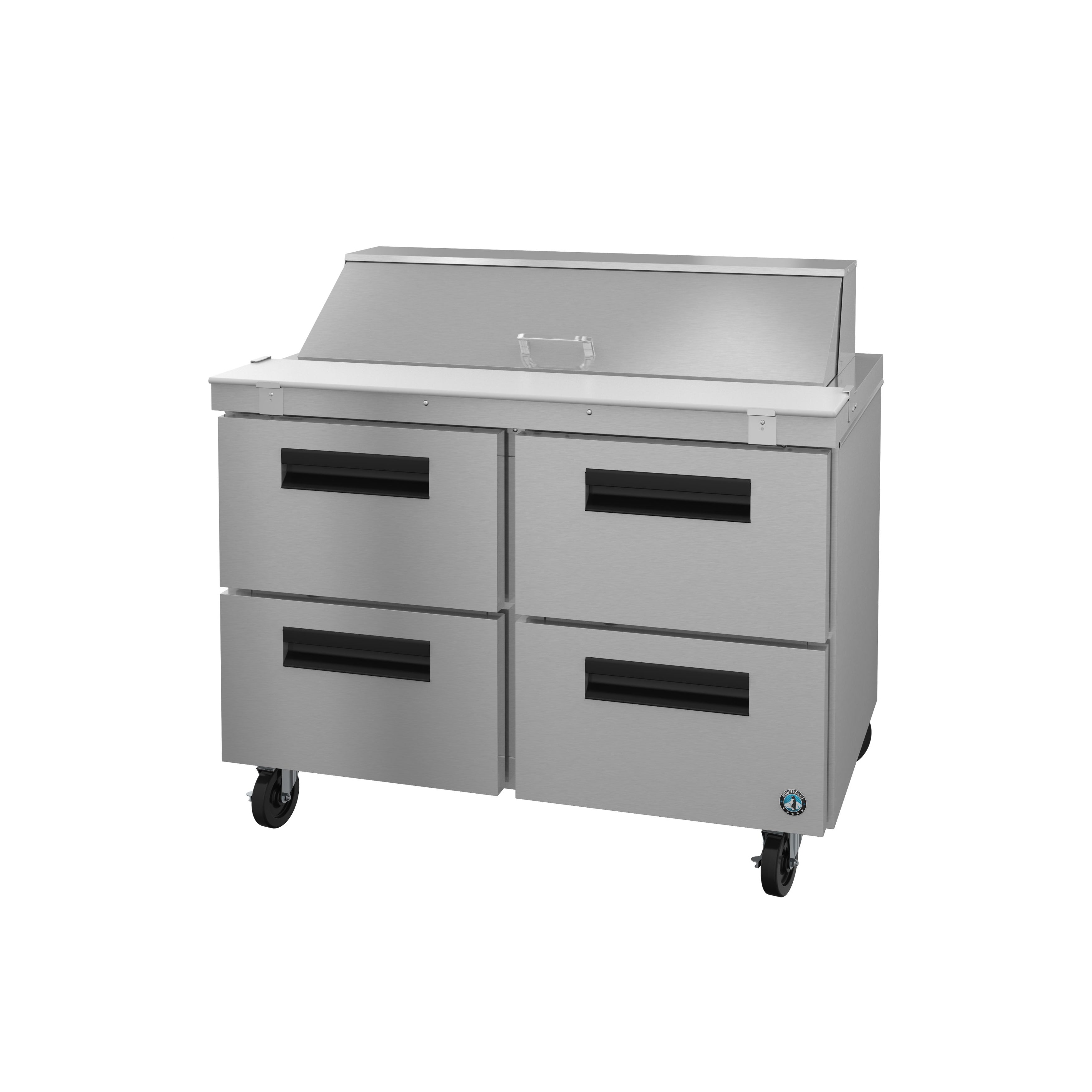 Hoshizaki - SR48B-12D2, Commercial 48" Steelheart B Series Sandwich Prep Table Refrigerated 2 Drawer 1 Door 12cu.ft.